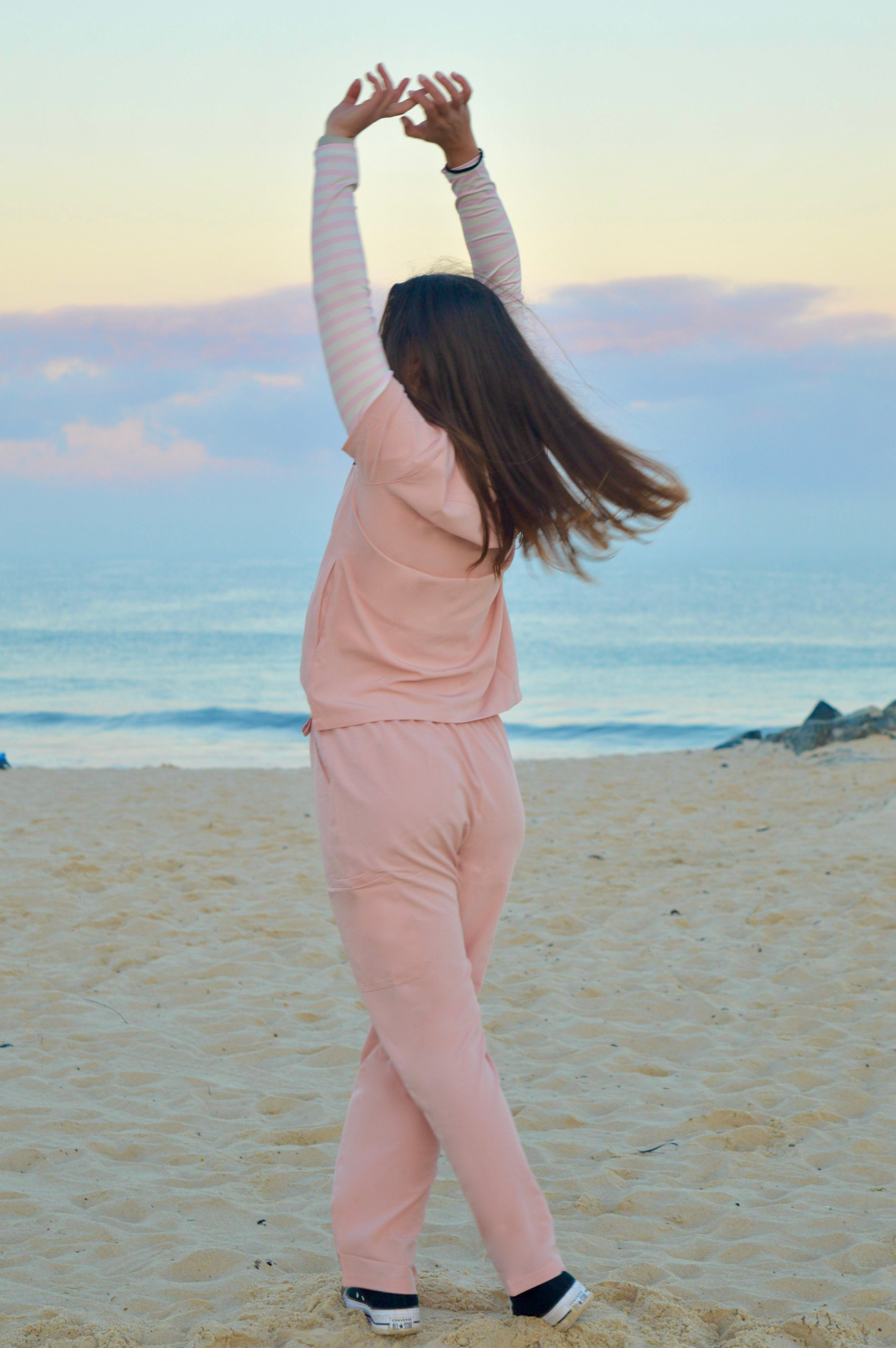 Blushing Coral Scrub Set